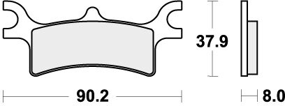 787ATS BRAKE PADS SINTER