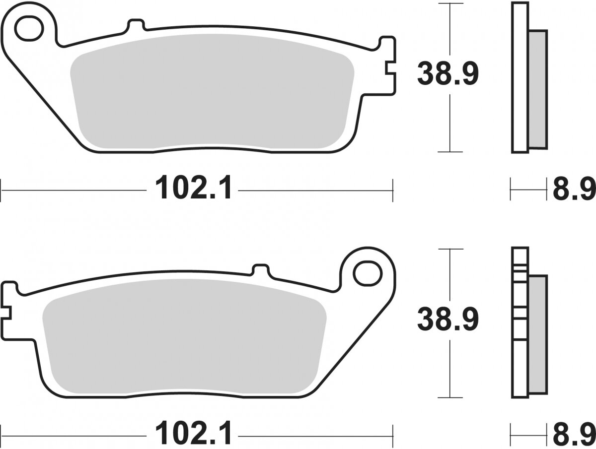 184MS BRAKE PADS SINTER