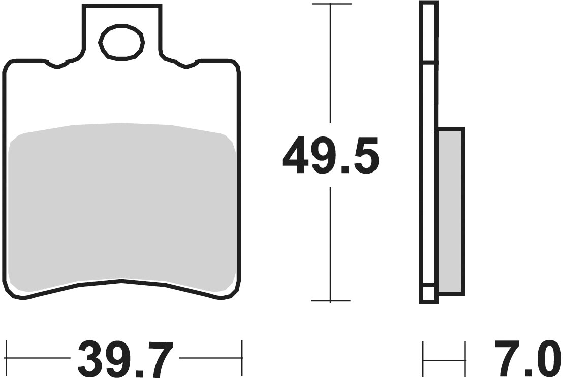 143HF BRAKE PADS ORGANIC