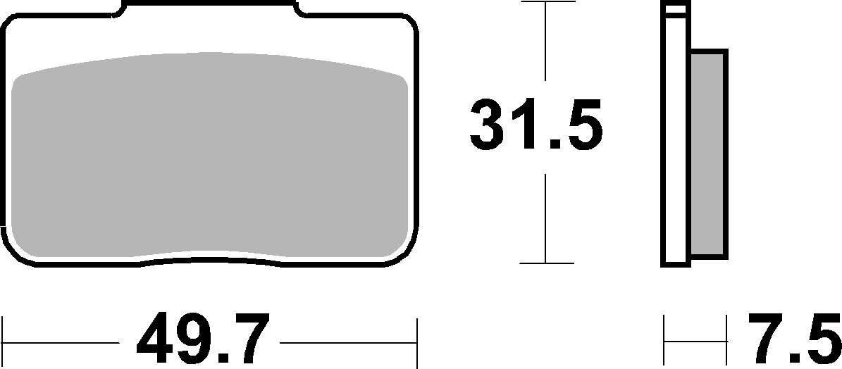 942LS BRAKE PADS SINTER