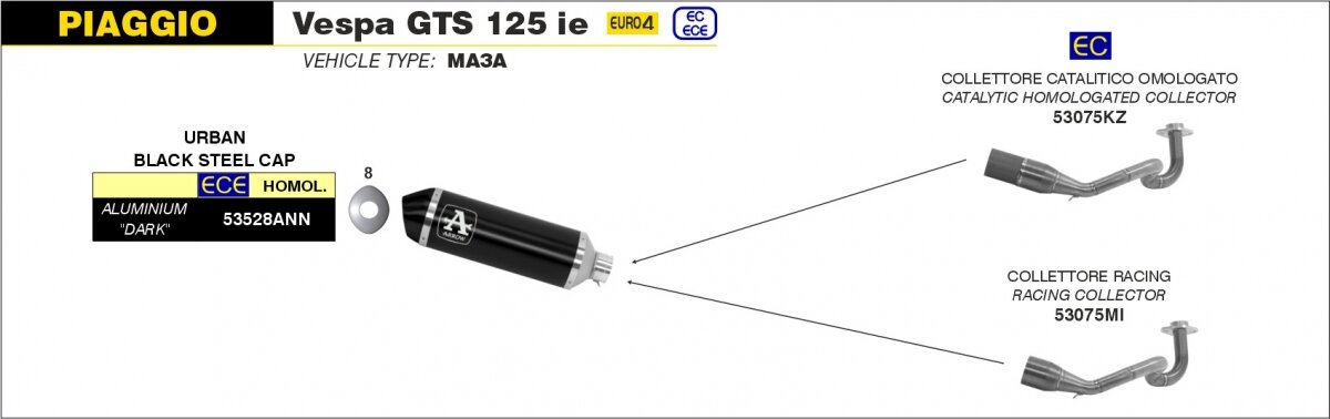 URBAN ALUMINIUM DARK WITH DARK END CAP