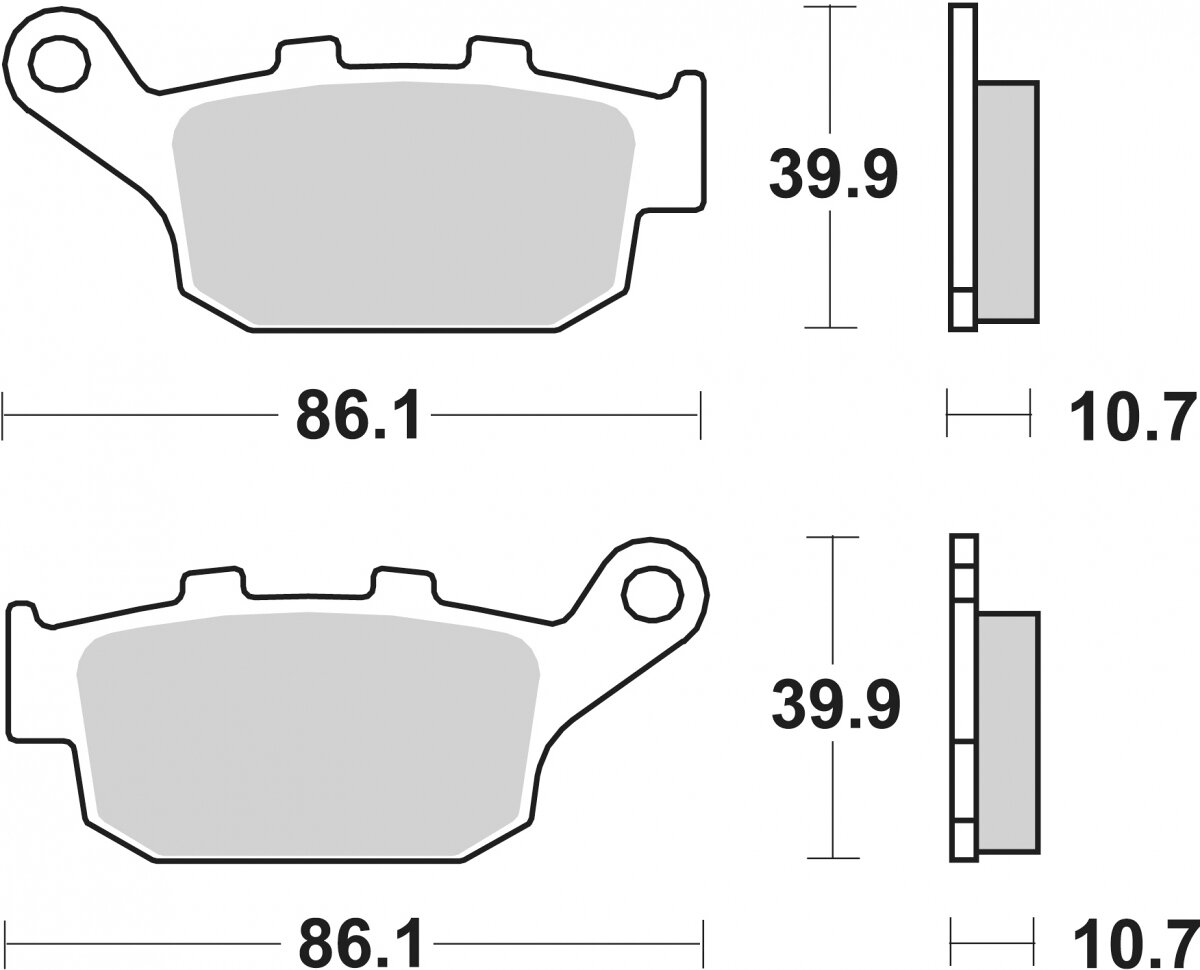 161MS BRAKE PADS SINTER
