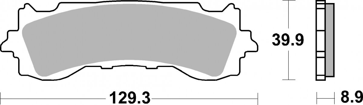 952HS BRAKE PADS SINTER