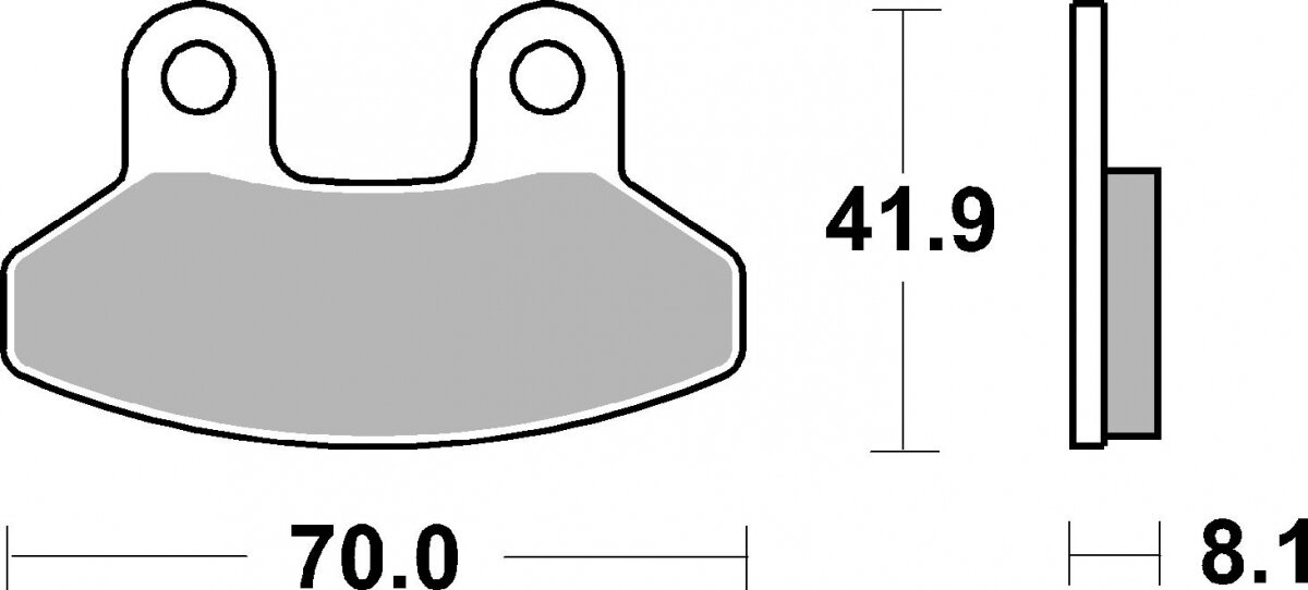 792HF BRAKE PADS ORGANIC