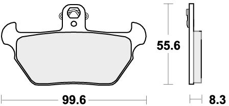644HF BRAKE PADS ORGANIC