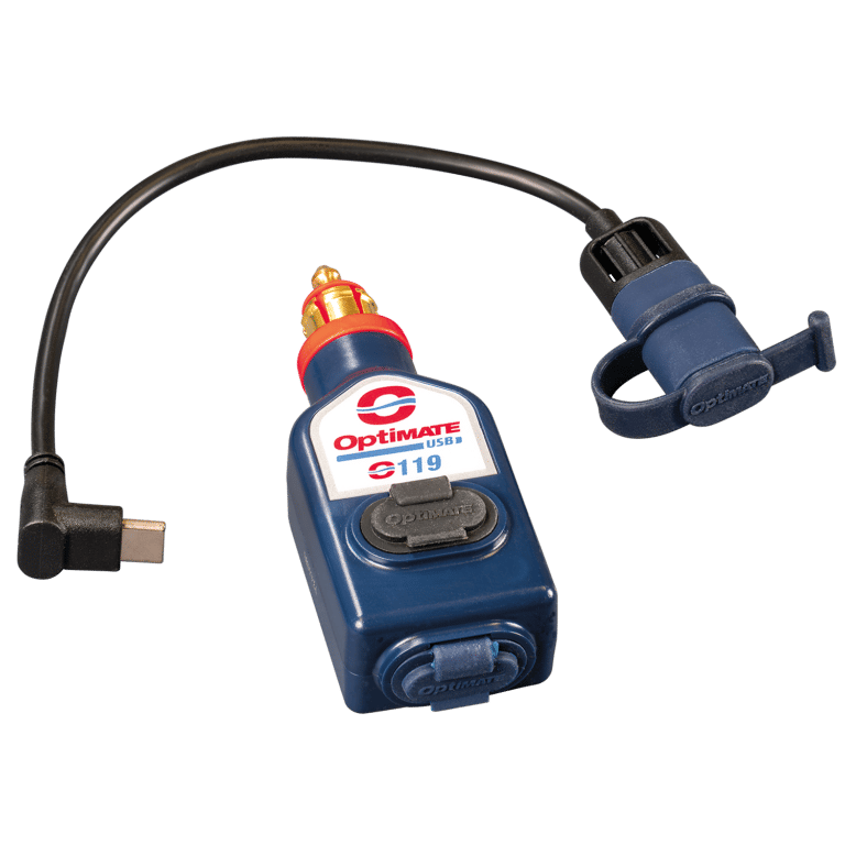 Optimate O119, USB lader bike stekker