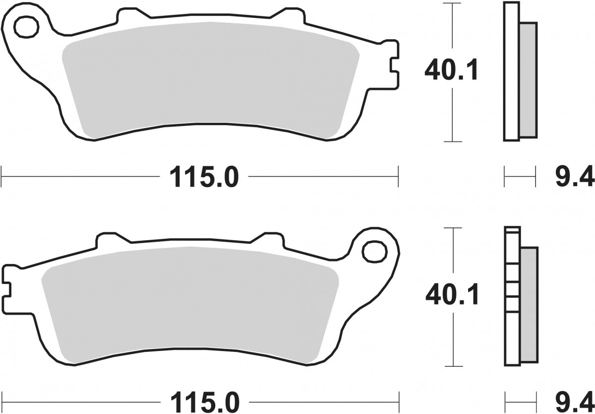 147MS BRAKE PADS SINTER