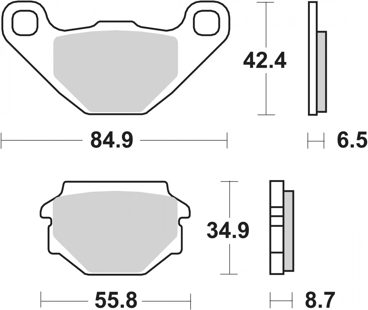 113HF BRAKE PADS ORGANIC