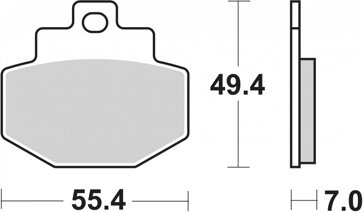 166MS BRAKE PADS SINTER
