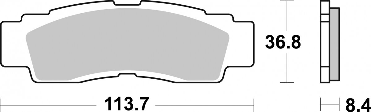 979SI BRAKE PADS SINTER