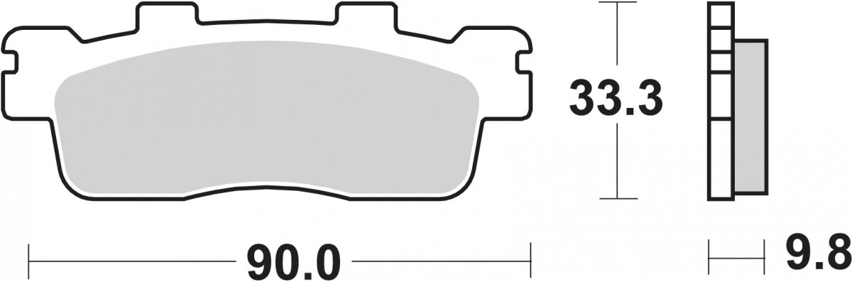 204MS BRAKE PADS SINTER