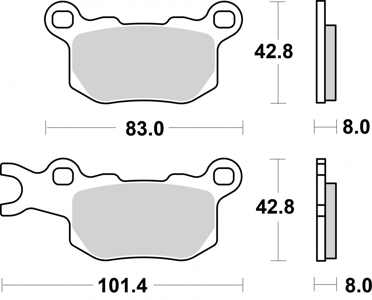 1002PSI BRAKE PAD SINTER EVO