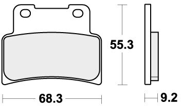 844RST BRAKE PADS SINTER SPORT