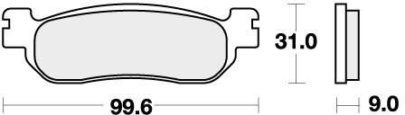 728HF BRAKE PADS ORGANIC