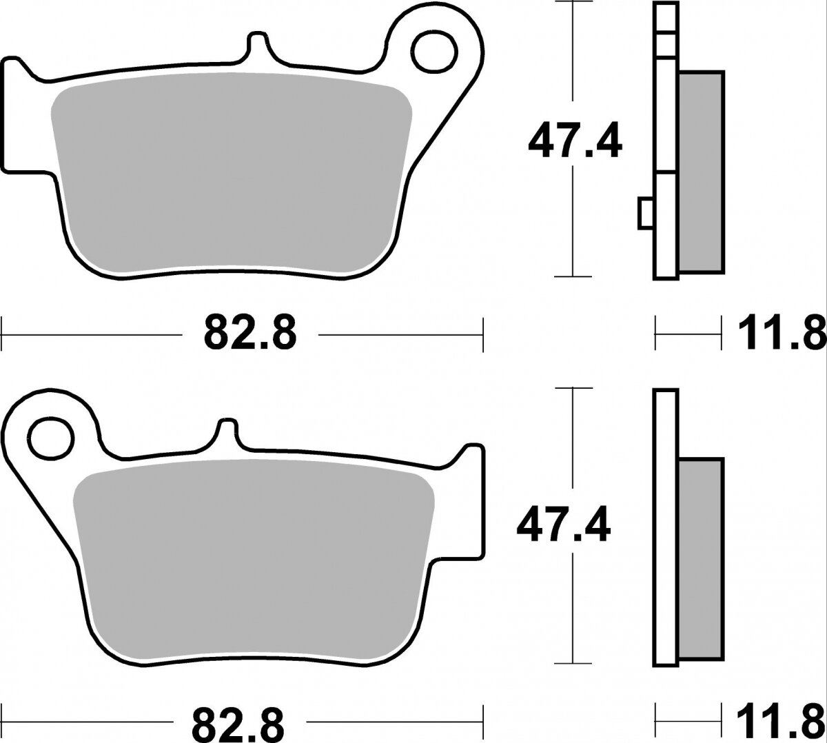 218MS BRAKE PADS SINTER