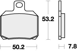 730HF BRAKE PADS ORGANIC