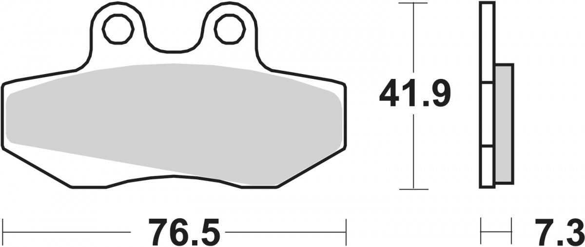 148CT BRAKE PADS ORGANIC