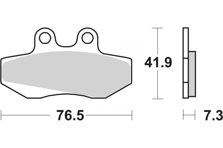 148CT BRAKE PADS ORGANIC