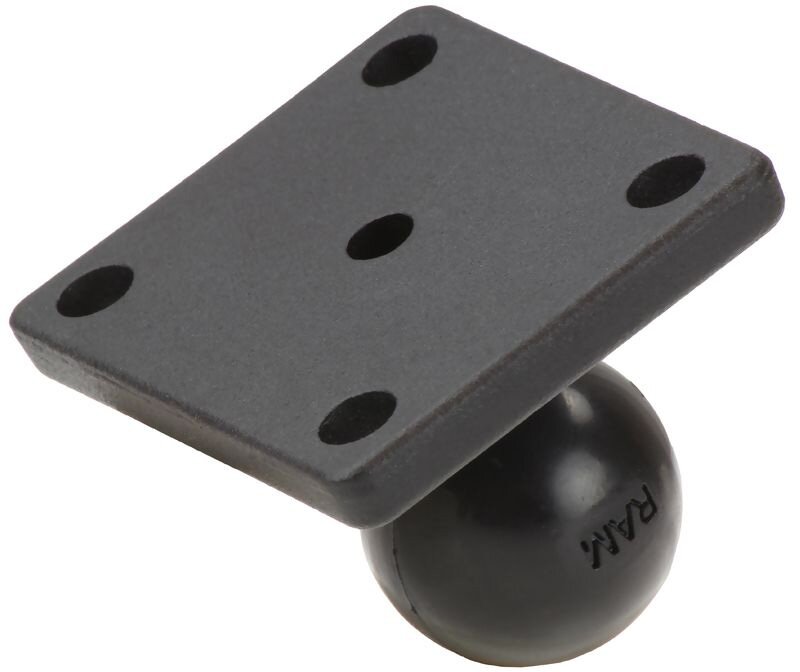 Ram B-347U Voetplaat vierkant 1" Bol
