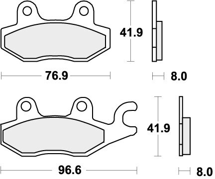 638PSI BRAKE PADS SINTER
