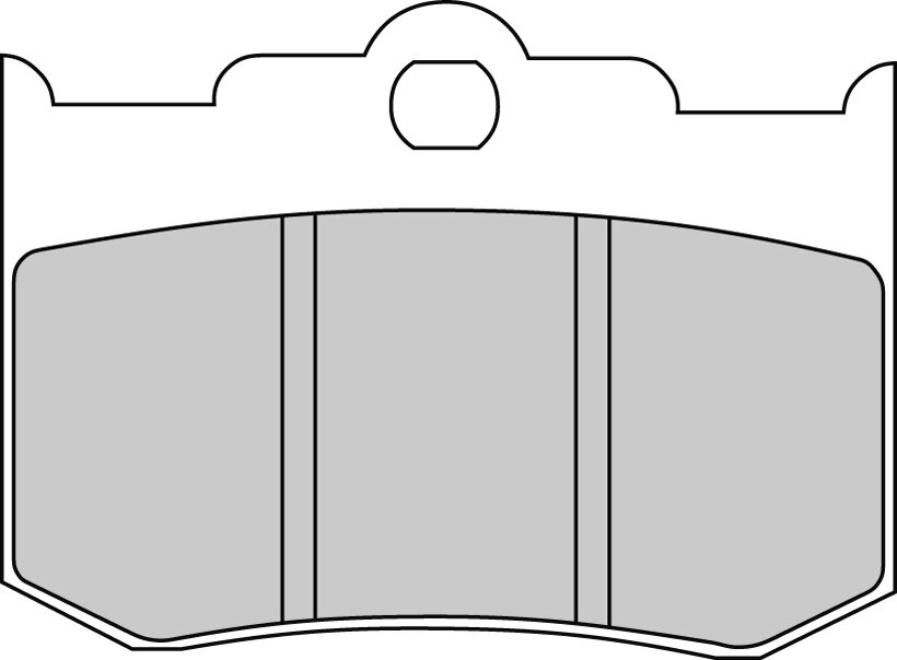FDB2040PRP BRAKE PADS POLISHED ROTOR