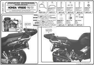 PL257-SPECIAL RACK VFR800 02-03