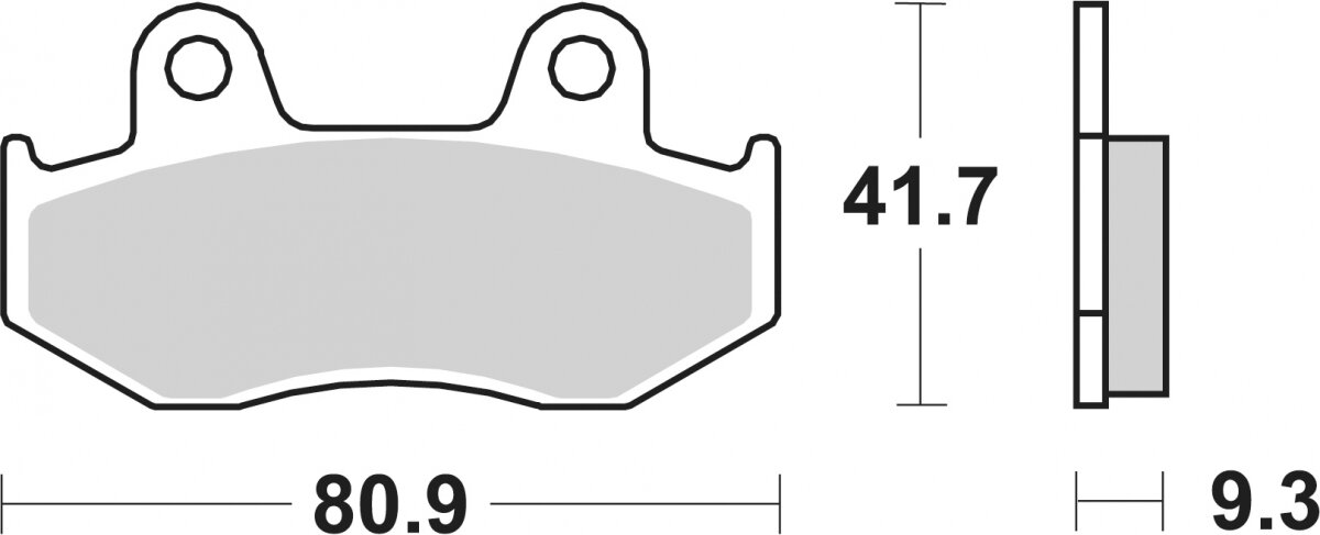 125HF BRAKE PADS ORGANIC