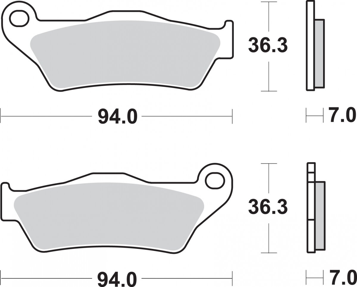 1003LS BRAKE PADS SINTER