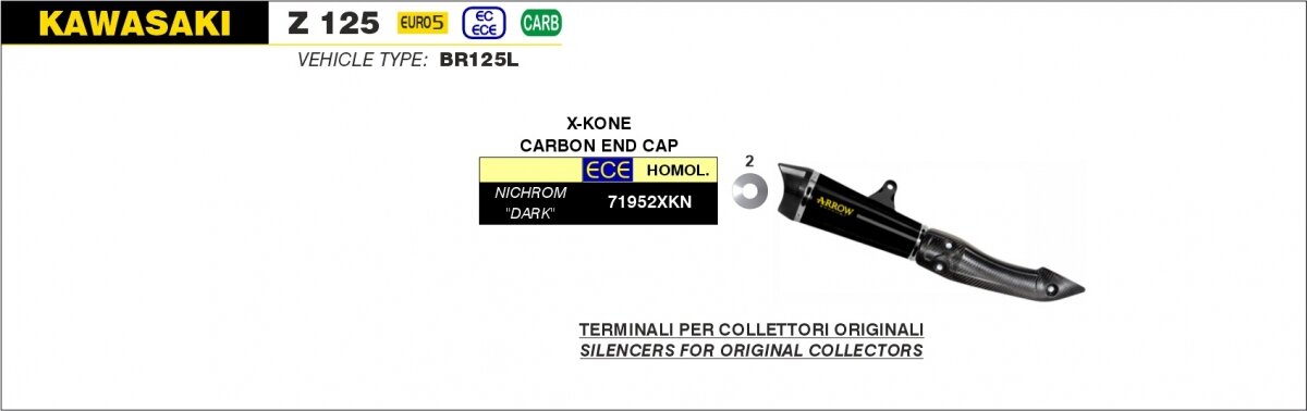 X-KONE NICHROM DARK, CARB END CAP, EEC