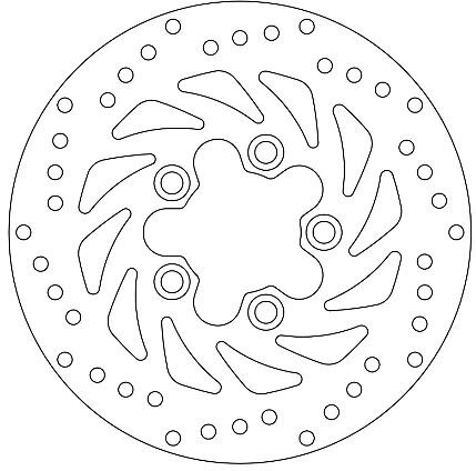 FMD0092R FIXED BRAKE DISC