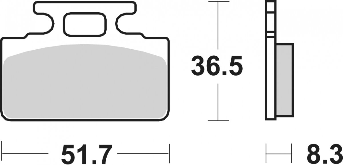 110HF BRAKE PADS ORGANIC