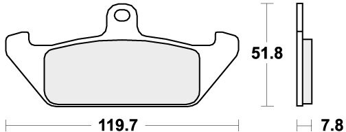 594HF BRAKE PADS ORGANIC