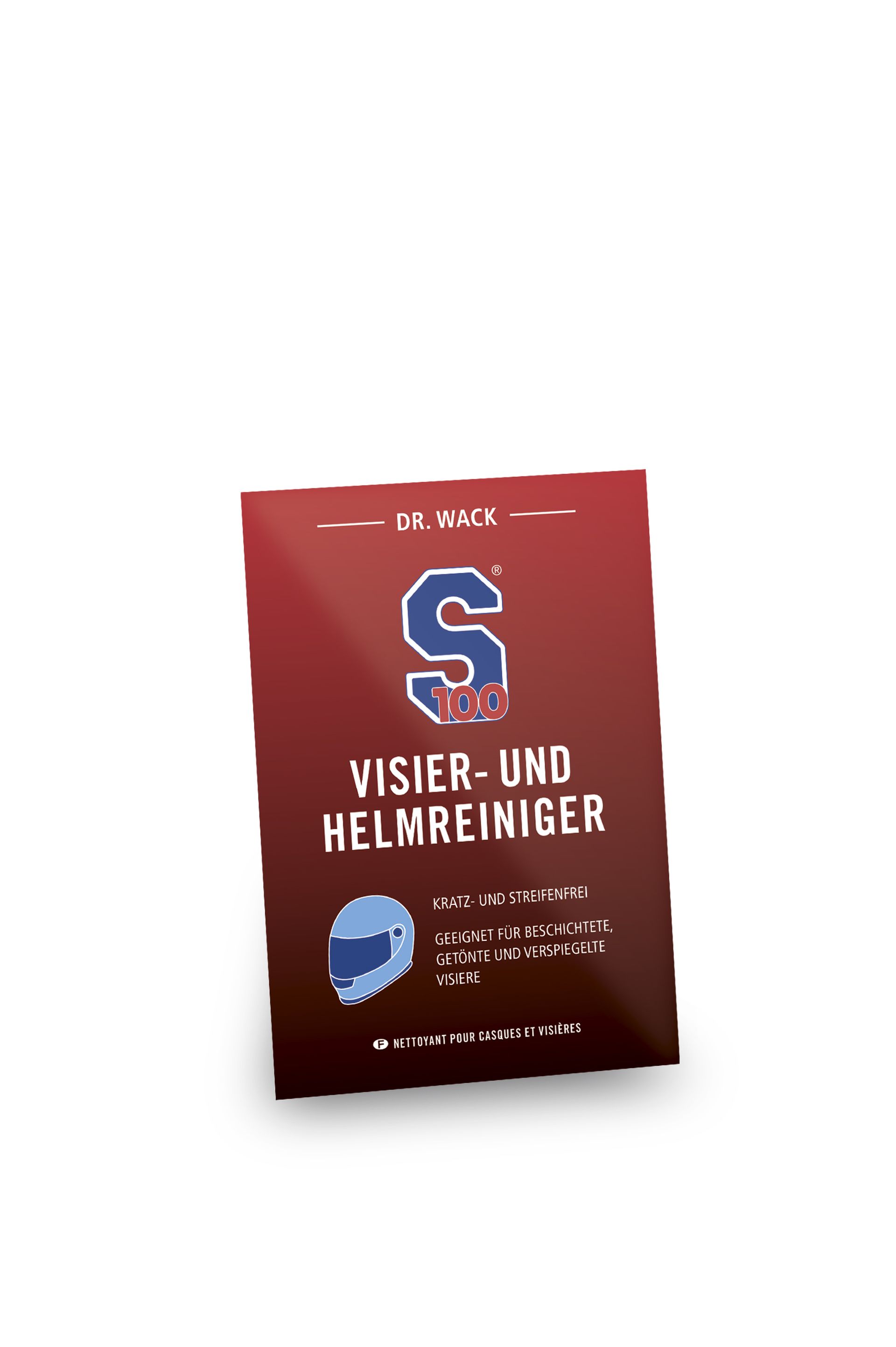 Vizier- en helmreiniger doekje