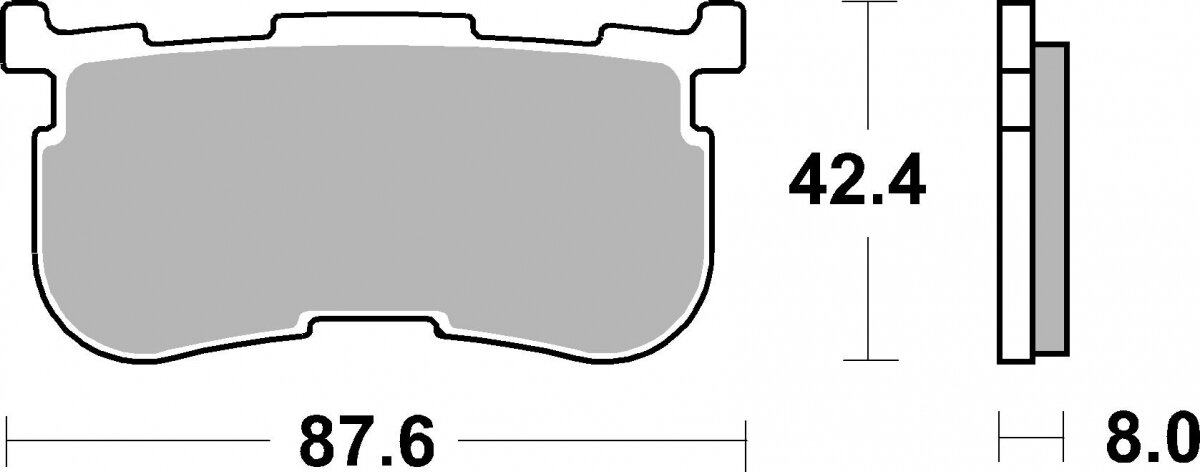 923H.LS BRAKE PADS SINTER
