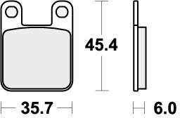 559HF BRAKE PADS ORGANIC