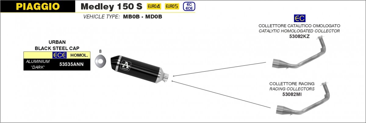 URBAN ALUMINIUM DARK WITH DARK END CAP EEC