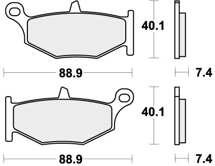 833LS BRAKE PADS SINTER