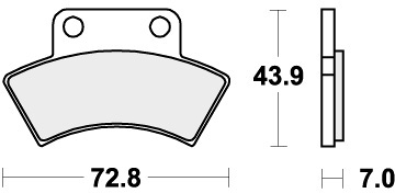 717SI BRAKE PADS SINTER