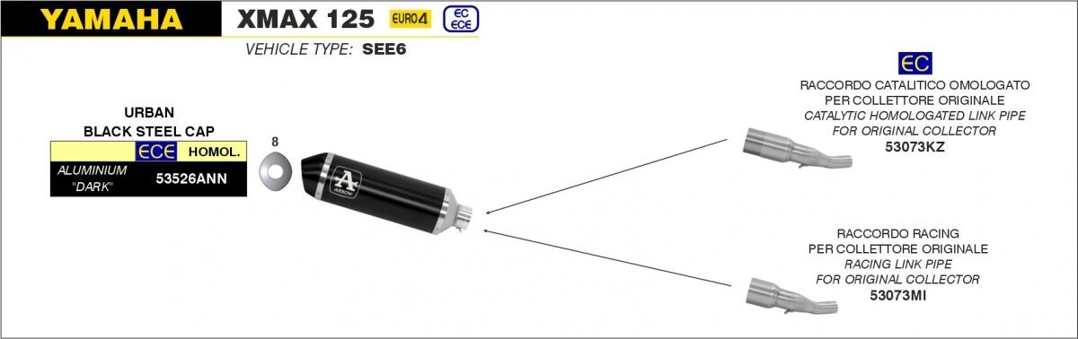 URBAN ALUMINIUM DARK WITH DARK END CAP
