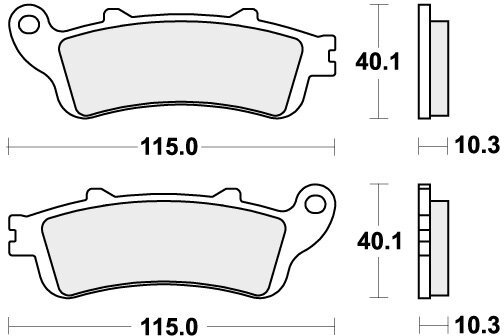 880LS BRAKE PADS SINTER