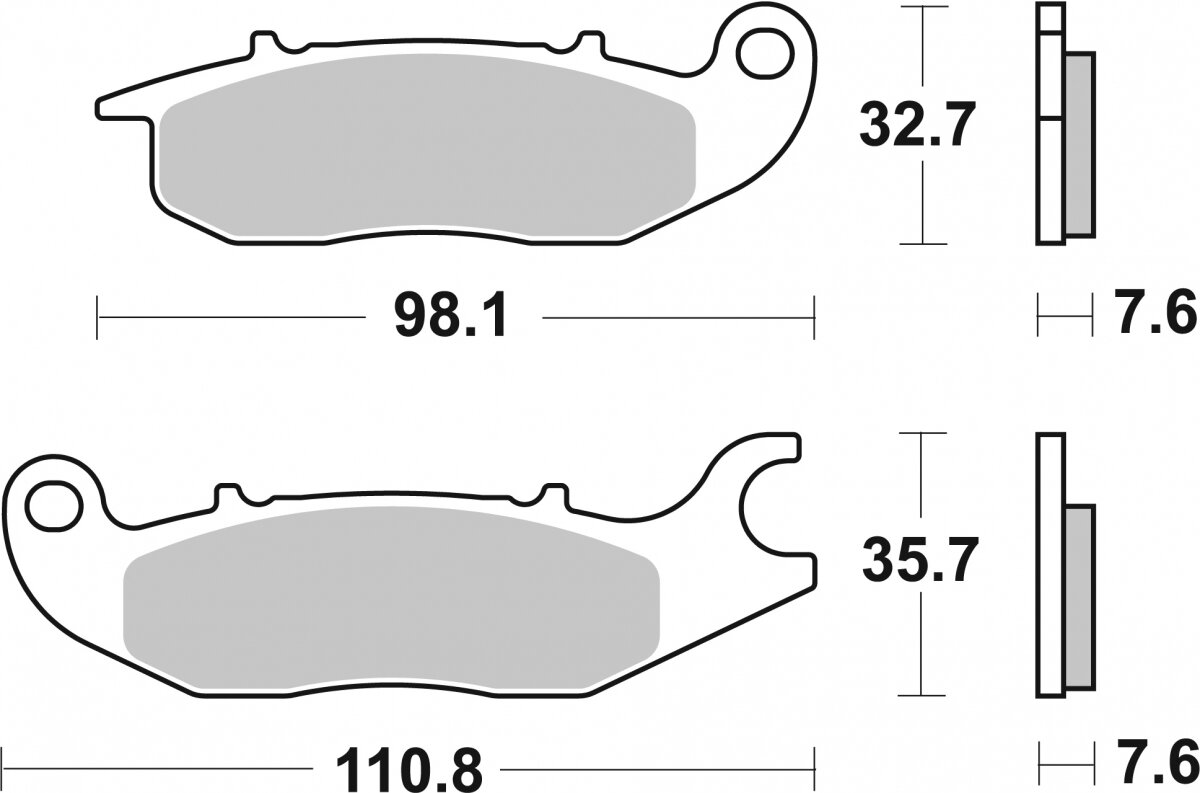 797HS BRAKE PADS SINTER