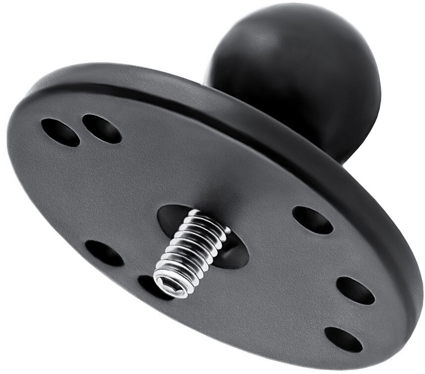 Ram Mounts B-202AU Ronde Voetplaat met 1" kogel