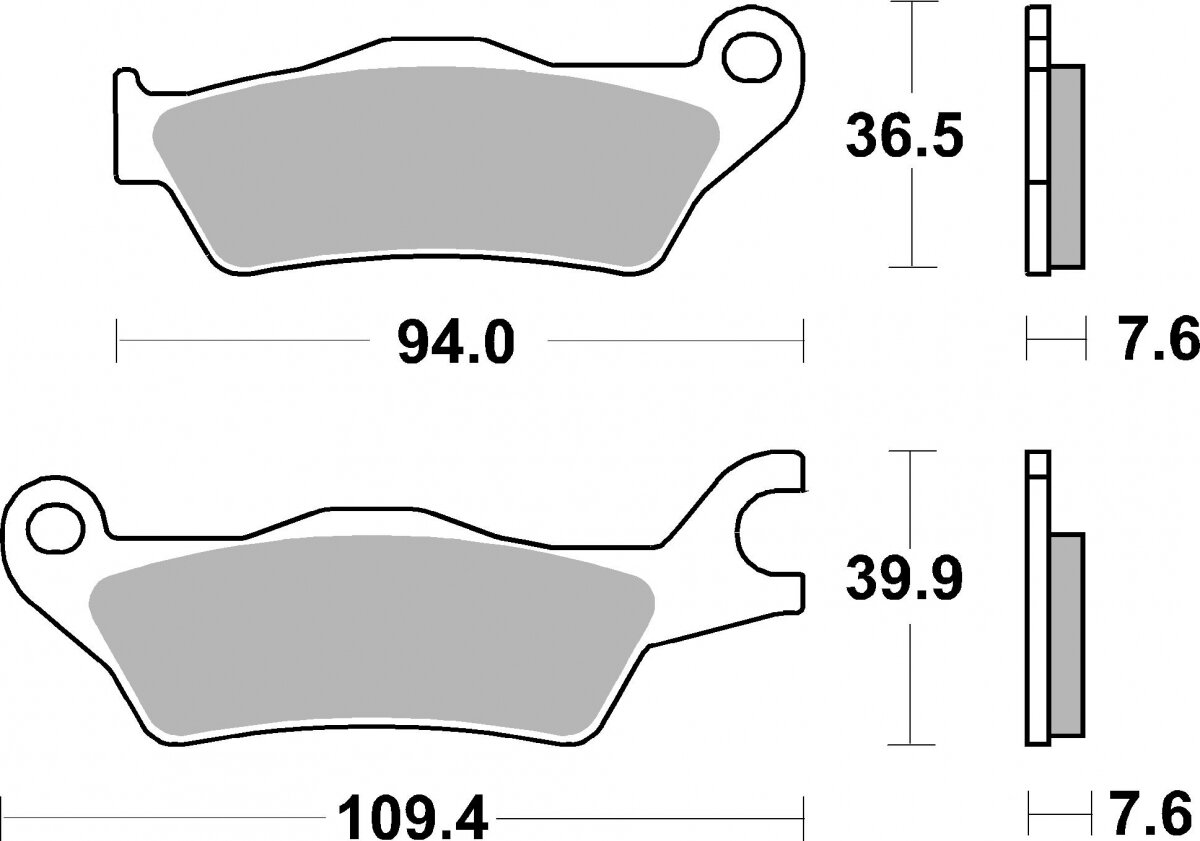 951RST BRAKE PADS SINTER SPORT