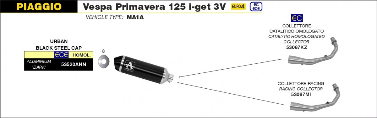 URBAN ALUMINIUM DARK WITH DARK END CAP