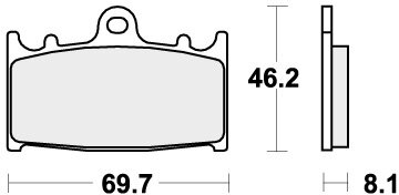 631RST BRAKE PADS SINTER SPORT