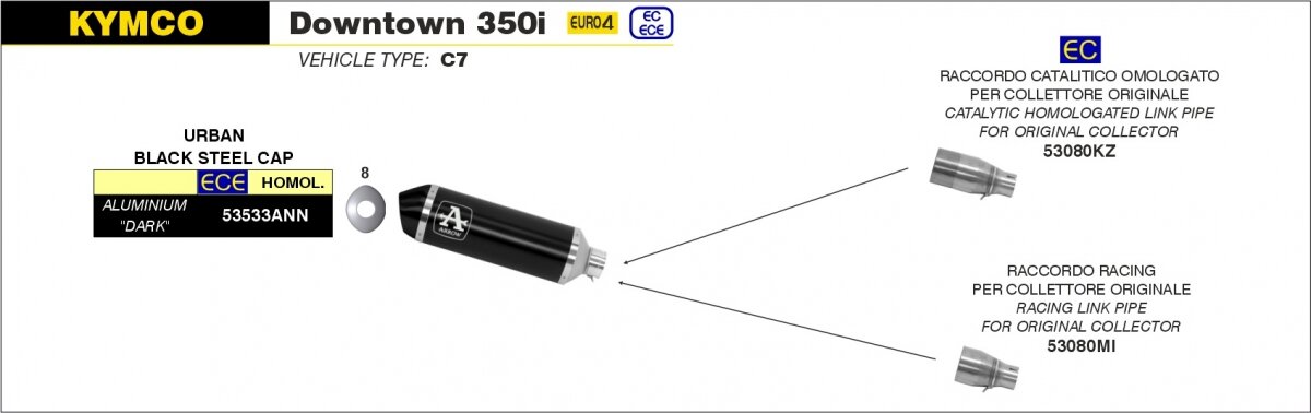 URBAN ALUMINIUM DARK WITH DARK END CAP EEC