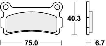 636HF BRAKE PADS ORGANIC
