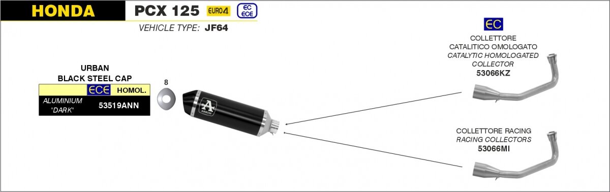 URBAN ALUMINIUM DARK WITH DARK END CAP