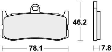 864RST BRAKE PADS SINTER SPORT