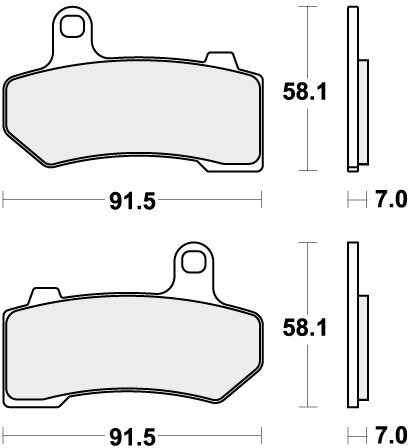 830H.CT BRAKE PADS ORGANIC